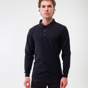 Remera Polo Manga Larga Caballero - Performans